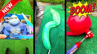 Inflating Toys with Water until they POP🤯 FLOOD [upl. by Eire]