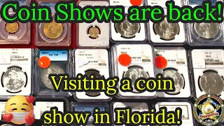 Coin Shows are back Visiting a coin show in Florida [upl. by Florenza]