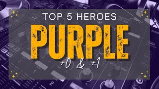 Top 5 Purple Heroes for F2P amp C2P at 01 👾  Call of Antia [upl. by Oigroeg]