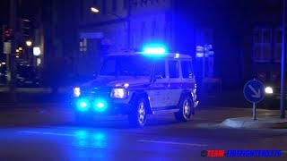 Einsatzfahrten von Feuerwehr  THW  DRK  DLRG zur Katastrophenschutzübung in Birkenau [upl. by Ttnerb843]