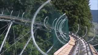 🔵 Alpine Coaster Onride auf 26 km Strecke am Kolbensattel bei Oberammergau [upl. by Ecitsuj980]