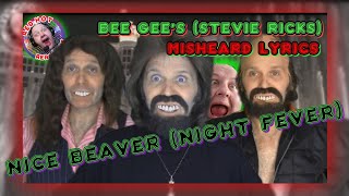 Bee Gees Misheard Lyrics Stevie Ricks FIRST TIME HEARING Reaction [upl. by Joiner367]