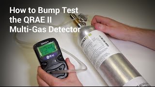 QRAE II Multigas Detector  How to Perform a Bump Test [upl. by Analle]