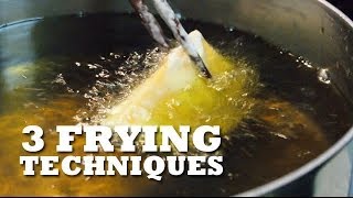 3 frying techniques [upl. by Analli]