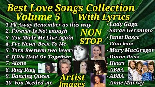 BEST LOVE SONGS COLLECTION WITH LYRICS VOLUME 5 [upl. by Whorton]