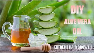 Homemade Aloe Vera Oil [upl. by Drais667]