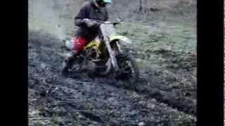 RMZ250 vs CRF250 mud [upl. by Worsham]