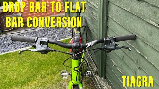 Drop Bar to Flat Bar Conversion… [upl. by Anelehs]