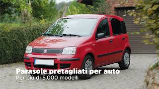 Come oscurare i vetri senza pellicola Con Solarplexius Qui linstallazione sulla Fiat Panda [upl. by Bittencourt]