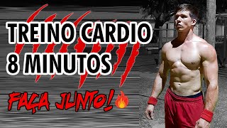 TREINO CARDIO  8 min  FAÇA JUNTO [upl. by Yralam714]