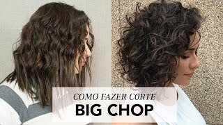 Como Fazer o Corte Big Chop [upl. by Helsell]