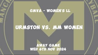 Women’s LL  Urmston Away [upl. by Iliam]