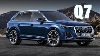 2024 Audi Q7 Gets Digital Lights With Laser Beams For Its Second Facelift [upl. by Chrystal298]