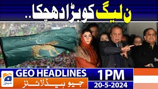 Geo News Headlines 1 PM  20th May 2024 [upl. by Jeffry]