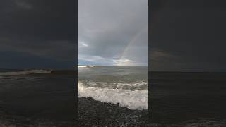 Early morning Aberystwyth uksurf goprouk waves oceanlover rainbow pointbreak [upl. by Aihsyn]