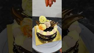 bakery chocolate forest cake decoration ideas chocolatecake cake youtubeshorts shorts videos [upl. by Gertrude]