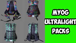 MYOG 35L Ultralight Packs Version 4  Chilly Bin Hikes [upl. by Macguiness]