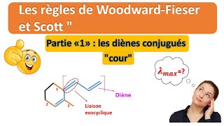 spectroscopie uvvisible 8  les règles de WoodwardFieser et Scott  cas des diènes conjugués [upl. by Norton951]