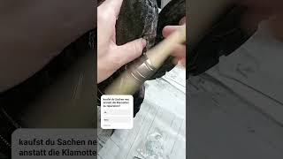 Ich habe früher die Sachen lieber neu gekauft anstatt die Klamotten zu reparieren handwerk schuhe [upl. by Enifesoj511]