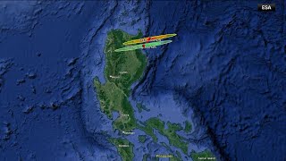 Asteroid burns up in Earths atmosphere over the Philippines [upl. by Moore]