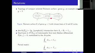 Andrei Marshakov — Krichever taufunction basics and perspectives [upl. by Nylaret]