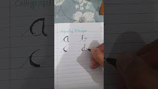 Calligraphy with normal pen [upl. by Motteo616]