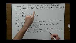 Complex Analysis  Rouchés Theorem [upl. by Haek996]