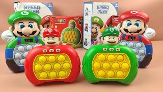 SATISFYING GAME 🎮 LETS PLAY MARIO LUIGI POP IT ASMR ODDLY SATISFYING V1V6 POP IT ELECTRIC [upl. by Ardnat908]