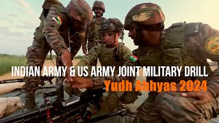 Indian Army amp US Army Joint Military Drills  Military Action Never Seen Before [upl. by Wynnie]