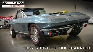 1967 Corvette L88 Roadster Muscle Car Of The Week Video 28 [upl. by Blayze]