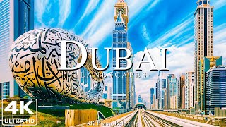 Dubai 4k  Relaxing Music With Beautiful Natural Landscape  Amazing Nature [upl. by Arsuy570]