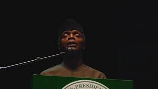 Sacrificial Leadership Is The Bedrock Of Great Nations Says Osinbajo At Jim Ovia’s Book Launch [upl. by Ytte]