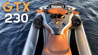 2019 Seadoo GTX 230 Top Speed Run [upl. by Ahsiam]