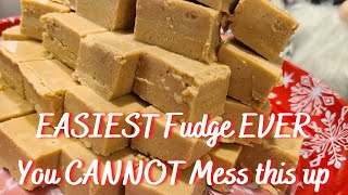 ONLY 2 Ingredient PEANUT BUTTER FUDGE in 5 minutes  Easiest Fudge Ever [upl. by Brogle]