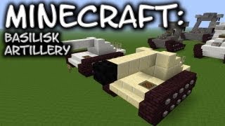 Minecraft Warhammer 40k  Basilisk Artillery Tank Tutorial [upl. by Akimed875]