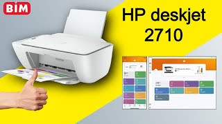 HP Deskjet 2710 İnceleme ve Kurulum Bim hpdeskjet bim yazıcı printer [upl. by Heppman]