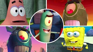 SpongeBob SquarePants Planktons Robotic Revenge  All Bosses [upl. by Anitteb]