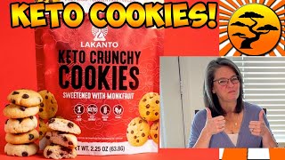 Lakanto Keto Crunchy Cookies Review  MonkFruit Sweetened [upl. by Enortna]