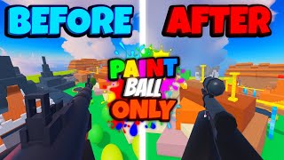 Only Using Paintball Gun in Roblox Rivals [upl. by Kerby]