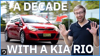 An Honest Owner Review After Living With A Kia Rio For 10 Years  Drivecomau [upl. by Notlimah]