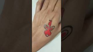 Temporary tattoo design🔑shortvideo tattoo youtubeshorts [upl. by Domel977]