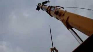 crane incident in spain [upl. by Sidon]