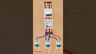 Trifásico a monofásico en tablero Otra Opción electricidadbasica electricidadresidencialenergia [upl. by Casimire]