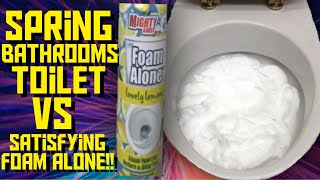 Spring bathrooms toilet VS Satisfying foam alone [upl. by Mcmath404]