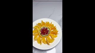 Fruit fancy platter fancy practice of fruit platter skill of setting plate chef cultivation note [upl. by Assilat659]