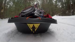 Winter Camping in Algonquin Park with a Seek Outside Ultralight Hot Tent [upl. by Shina]