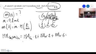 Esercizio sul calcolo numero di moli parte 3 [upl. by Debor434]