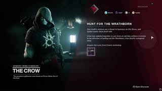 DESTINY 2 BEYOND LIGHT  HOW TO UNLOCK THE CRYPTOLITH LURE  HUNT FOR THE WRATHBORN [upl. by Sarene564]