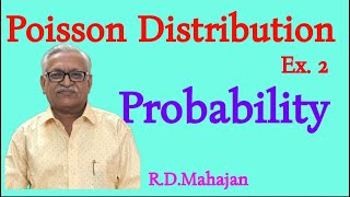 Poisson Distribution  Example 2 I Probability [upl. by Ynnavoig]