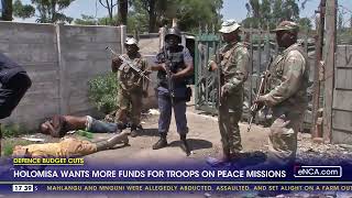 Holomisa wants more funds for troops on peace missions [upl. by Naj]